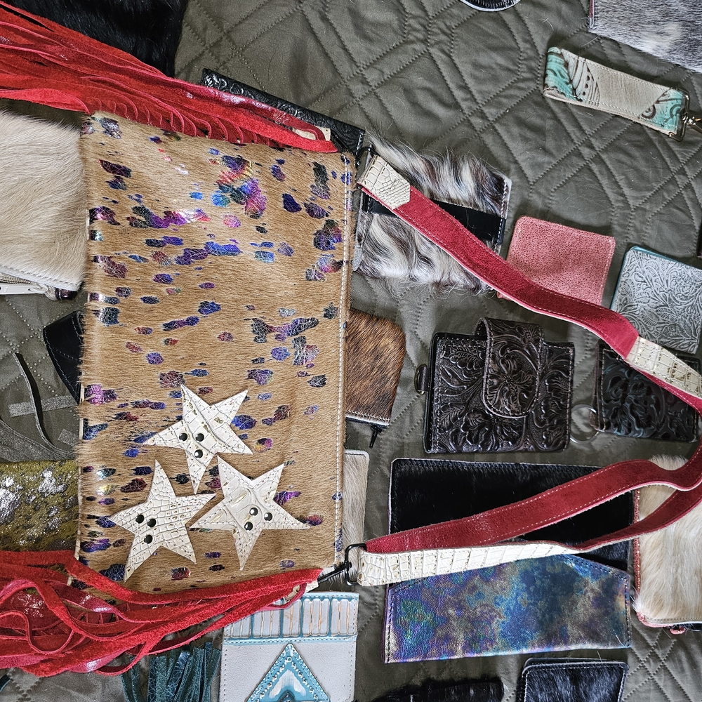 Star-Studded Fringe Crossbody Bag